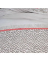 Housse de Couette 140x200cm Savane + 1 taie oreiller 63x63cm