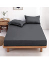 Drap housse 80x200 TURQUOISE