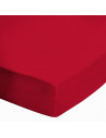 Drap housse Rouge Coquelicot