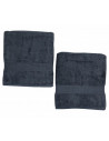 Lot de 5 Grandes Serviettes Eponge 600 g/m²  100 % coton - Marron