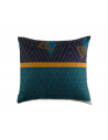 Housse de couette Vegas bleu et or 220x240 | 100% Coton Percale 71 fils