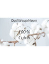 drap housse 2x90x200 - 100% coton