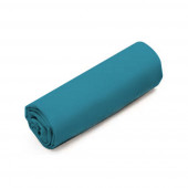 Drap Housse 2x80x200 Bleu Canard TPR