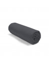 Drap housse anthracite 200x200 cm en coton 57 fils - Bonnets de 30 cm, fabrication française, confort et qualité supérieure
