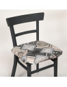 Lot de 6 Galettes de chaise CHALET Gris