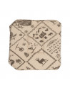Lot de 6 galettes de chaise Montagne Beige