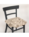 Lot de 6 galettes de chaise Montagne Beige