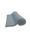 Tapis de bain Chenille gris perle 50x80cm