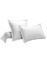 Lot deux taies d'oreiller blanc 65x65