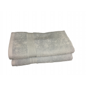 Lot de 5 Grandes Serviettes Eponge 600 g/m²  100 % coton - Marron