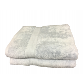 Lot de 5 Grandes Serviettes Eponge 600 g/m²  100 % coton - Marron