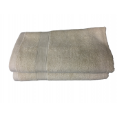 Lot de 5 Grandes Serviettes Eponge 600 g/m²  100 % coton - Marron