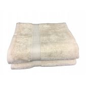 Lot de 5 Grandes Serviettes Eponge 600 g/m²  100 % coton - Marron