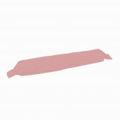 taie de traversin rose poudrée