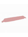 taie de traversin rose poudrée