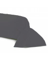 Taie de traversin 43x185 cm fabrication française 100% coton anthracite
