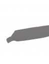 taie de traversin gris souris fabrication française