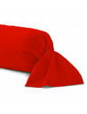 Taie de traversin 43x185 cm fabrication française 100% coton rouge