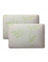 Lot de 2 Oreillers Rectangulaires Mémoire de Forme VISCO