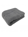 tapis bain gris foncé pur coton dimensions 50x80 cm