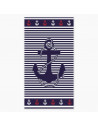 Serviette de plage Ancre Marin 90 x 170