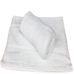 Lot de 5 Grandes Serviettes Eponge 600 g/m²  100 % coton - Marron