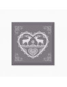 Taie Winter Gris 65x65 cm