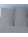 taies d'oreiller 100% satin de coton grises
