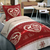 Parure Chalet Winter Rouge (3p)
