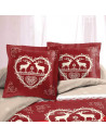 Parure Chalet Winter Rouge (3p)