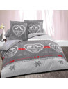 Parure Chalet Winter Rouge (3p)