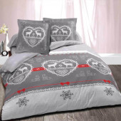 Parure Chalet Winter Rouge (3p)