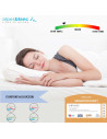 Indice de fermeté de l'oreiller sensation duvet 65x65 cm