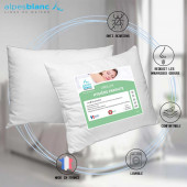 Oreiller Anti Acariens 60x60 (par lot de 2)