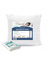 Oreiller mémoire de forme pack avec 2 oreillers + 2 sous-taies en coton