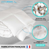 couette d'été lavande 240 x220