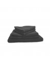 Lot de 5 Grandes Serviettes Eponge 600 g/m²  100 % coton - Anthracite