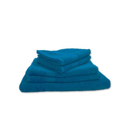 Lot de 5 Grandes Serviettes Eponge 600 g/m²  100 % coton - Marron