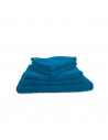 Lot de 5 Grandes Serviettes Eponge 600 g/m²  100 % coton - Marron