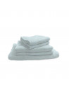 Lot de 5 Grandes Serviettes Eponge 600 g/m²  100 % coton - Blanc