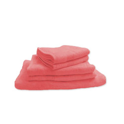 Lot de 5 Grandes Serviettes Eponge 600 g/m²  100 % coton - Marron