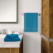 Lot de 5 Grandes Serviettes Eponge 600 g/m²  100 % coton - Marron