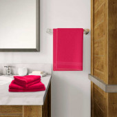 Lot de 5 Grandes Serviettes Eponge 600 g/m²  100 % coton - Marron