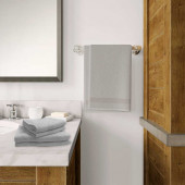 Lot de 5 Grandes Serviettes Eponge 600 g/m²  100 % coton - Marron