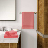 Lot de 5 Grandes Serviettes Eponge 600 g/m²  100 % coton - Marron