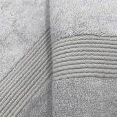 Lot de 5 Grandes Serviettes Eponge 600 g/m²  100 % coton - Marron