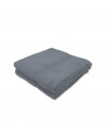 Lot de 2 Draps de bain Eponge 600 g/m²  100 % coton gris souris