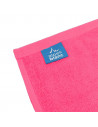 Serviettes de bain 70x140 cm 100% coton lot de 2 Alpes Blanc rose clair