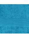 zoom serviettes 100% coton 70x140 cm 600 grammes / m²  bleu canard