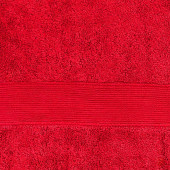 zoom serviettes 100% coton 70x140 cm 600 grammes / m² rouge